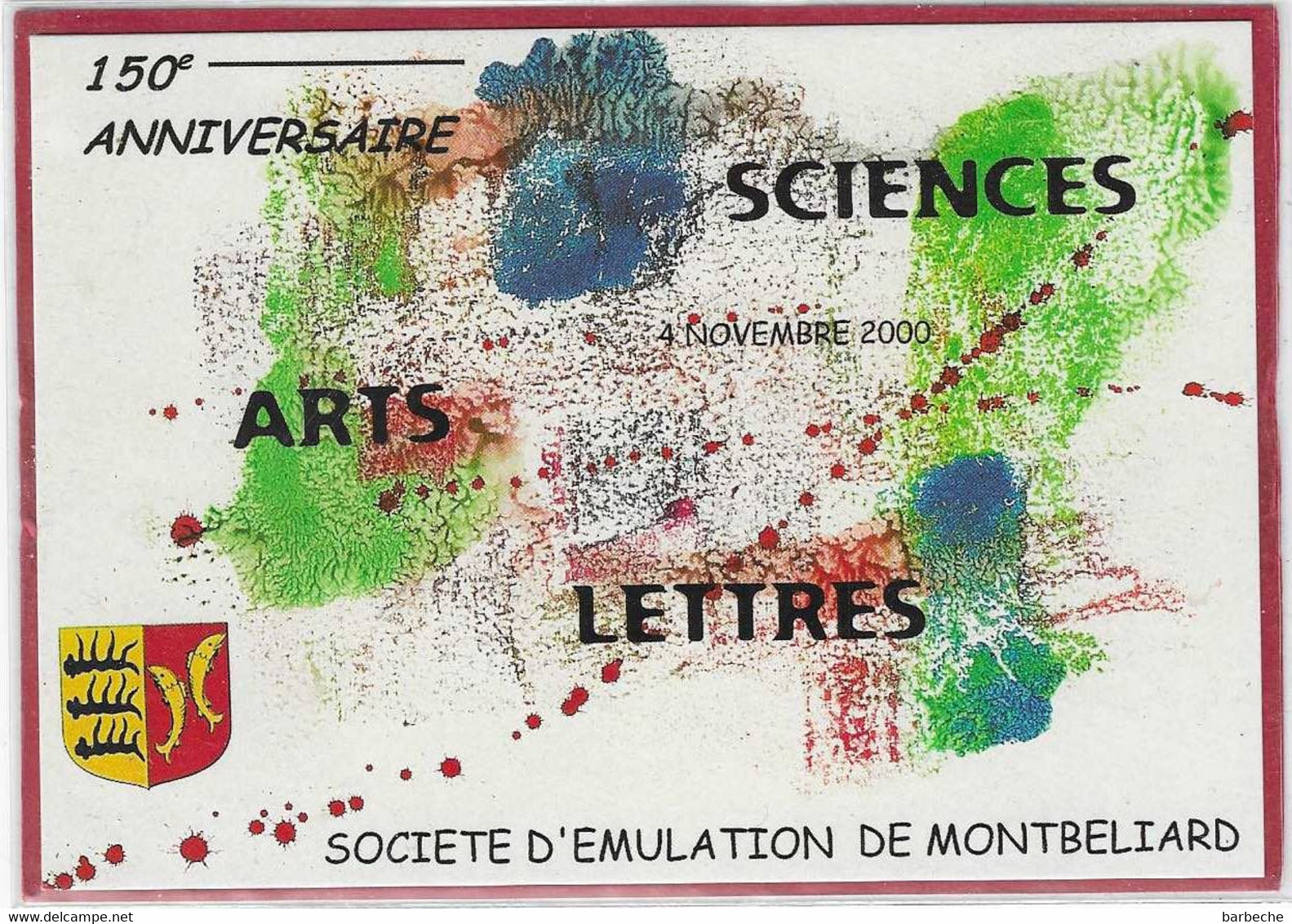 25,- MONTBELIARD ,- 25e Salon De La Carte Postale ( Gérard Murat ) - Bourses & Salons De Collections
