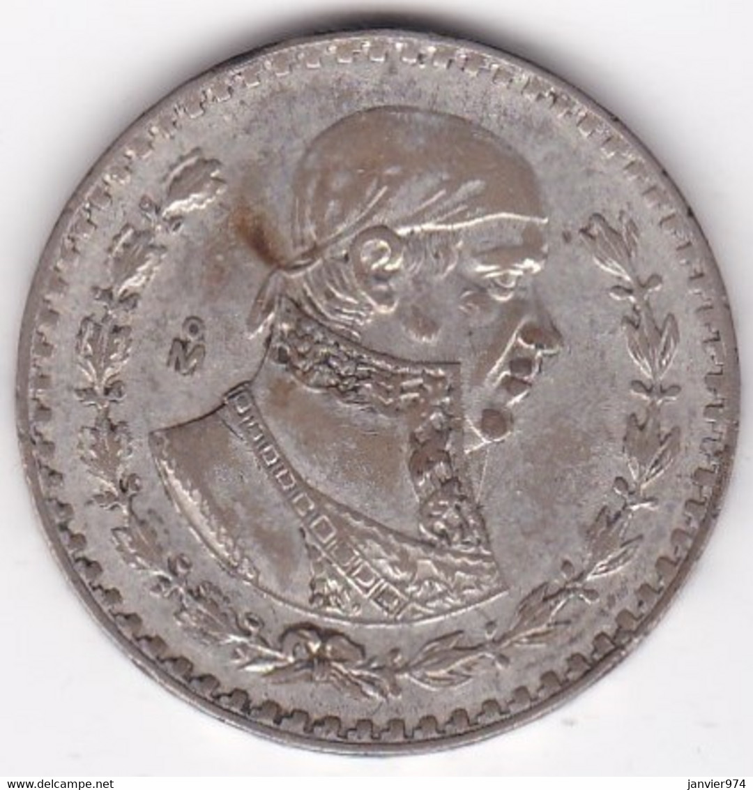 Mexique 1 Peso 1959, José María Morelos Y Pavón, En Argent, KM# 459 - Mexiko