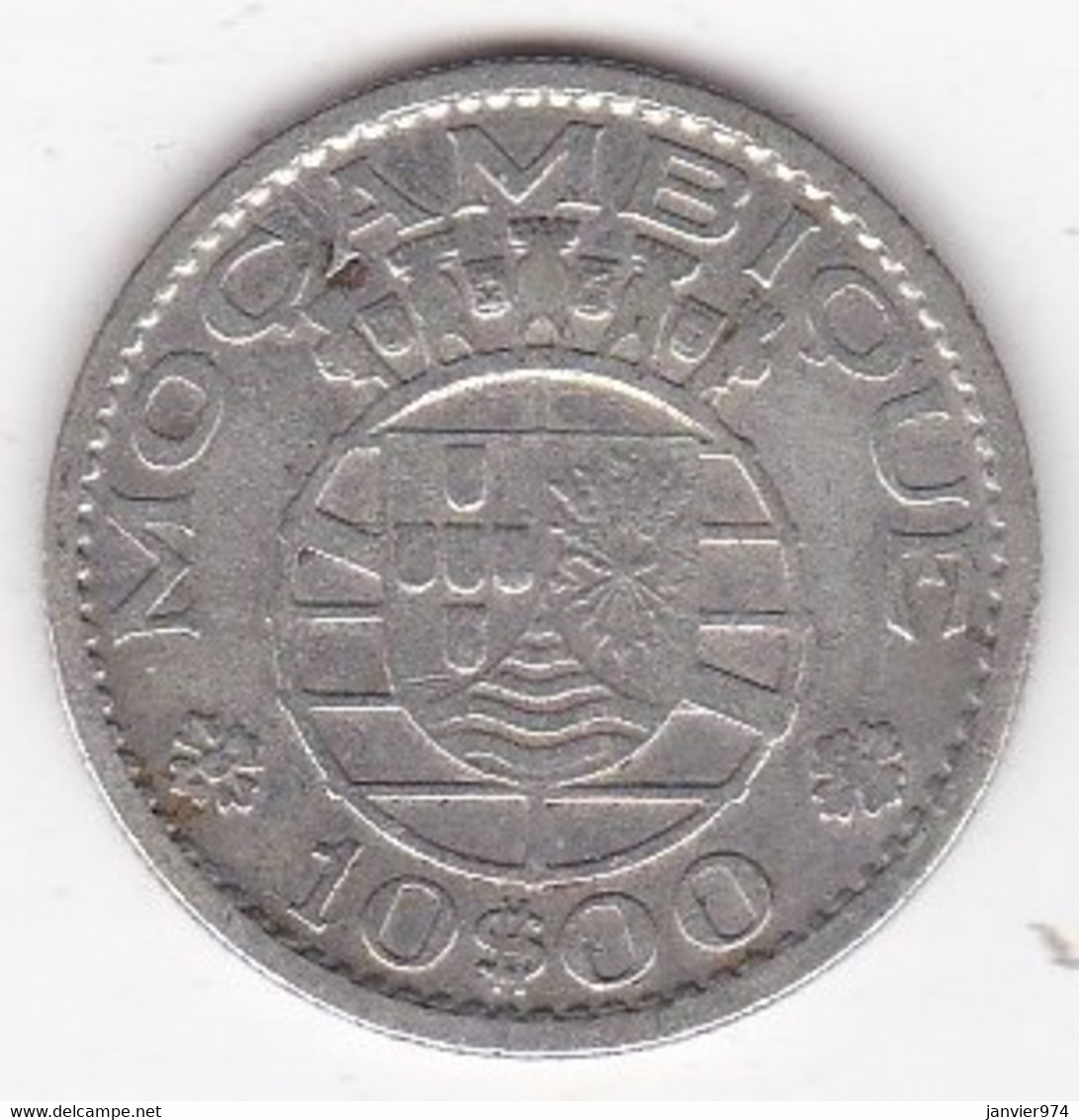 Colonie Portugaise, Mozambique . 10 Escudos 1954 . Argent . KM# 79 - Mozambico