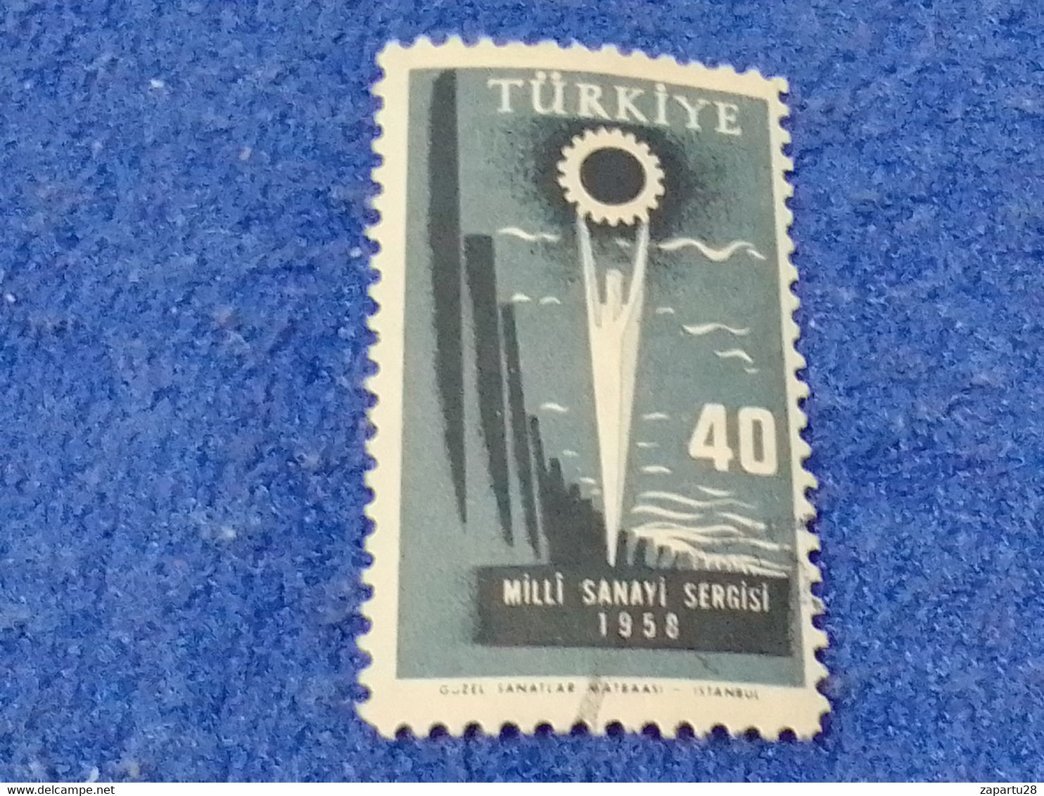 TÜRKEY--1950-60 -  40K  DAMGALI - Oblitérés