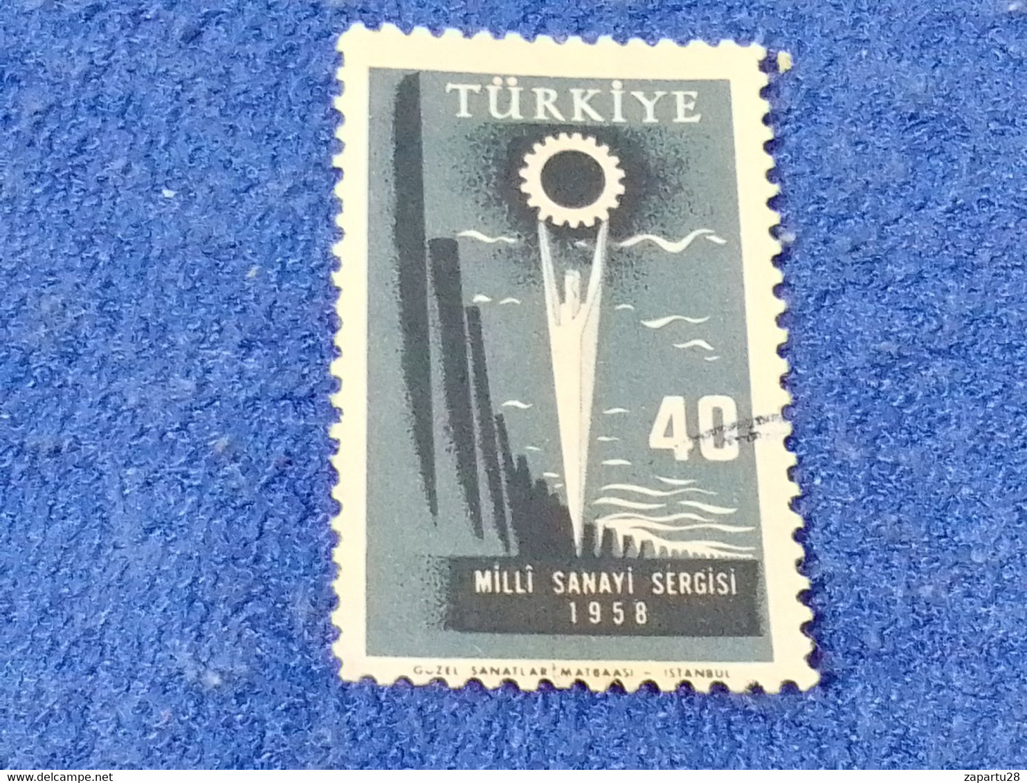 TÜRKEY--1950-60 -  40K  DAMGALI - Oblitérés
