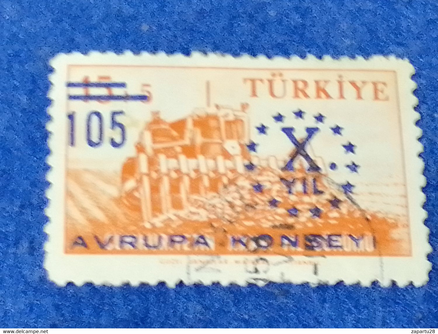 TÜRKEY--1950-60 -  105K  DAMGALI - Oblitérés