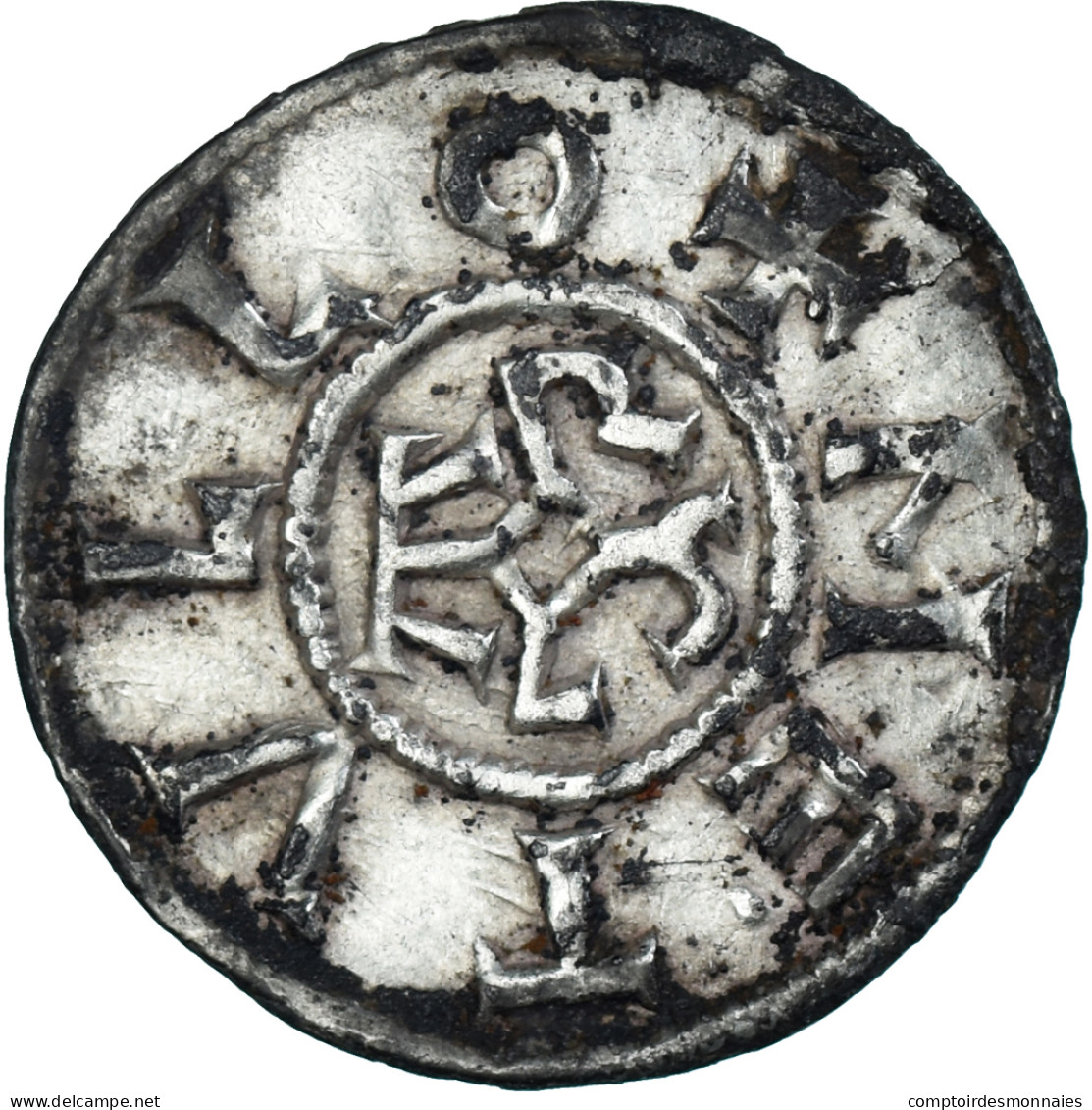 Monnaie, France, Charles Le Chauve, Denier, 840-864, Melle, TTB+, Argent - Sonstige & Ohne Zuordnung