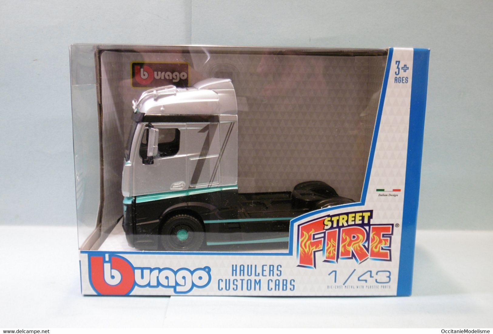 Bburago - CAMION MERCEDES ACTROS 2 Gigaspace F1 Formule 1 Hauler Burago Réf. 32202 Neuf 1/43 - Burago