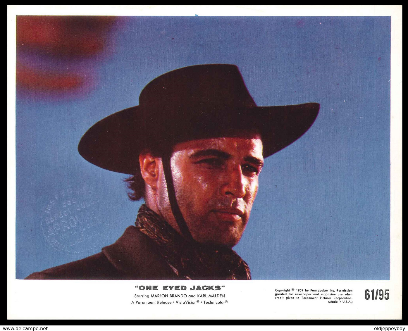 One Eyed Jacks-Marlon Brando-Karl Malden - 20 X 25 Cm - Colour - Movie Still- Western Paramount Release Technicolour - Fotos