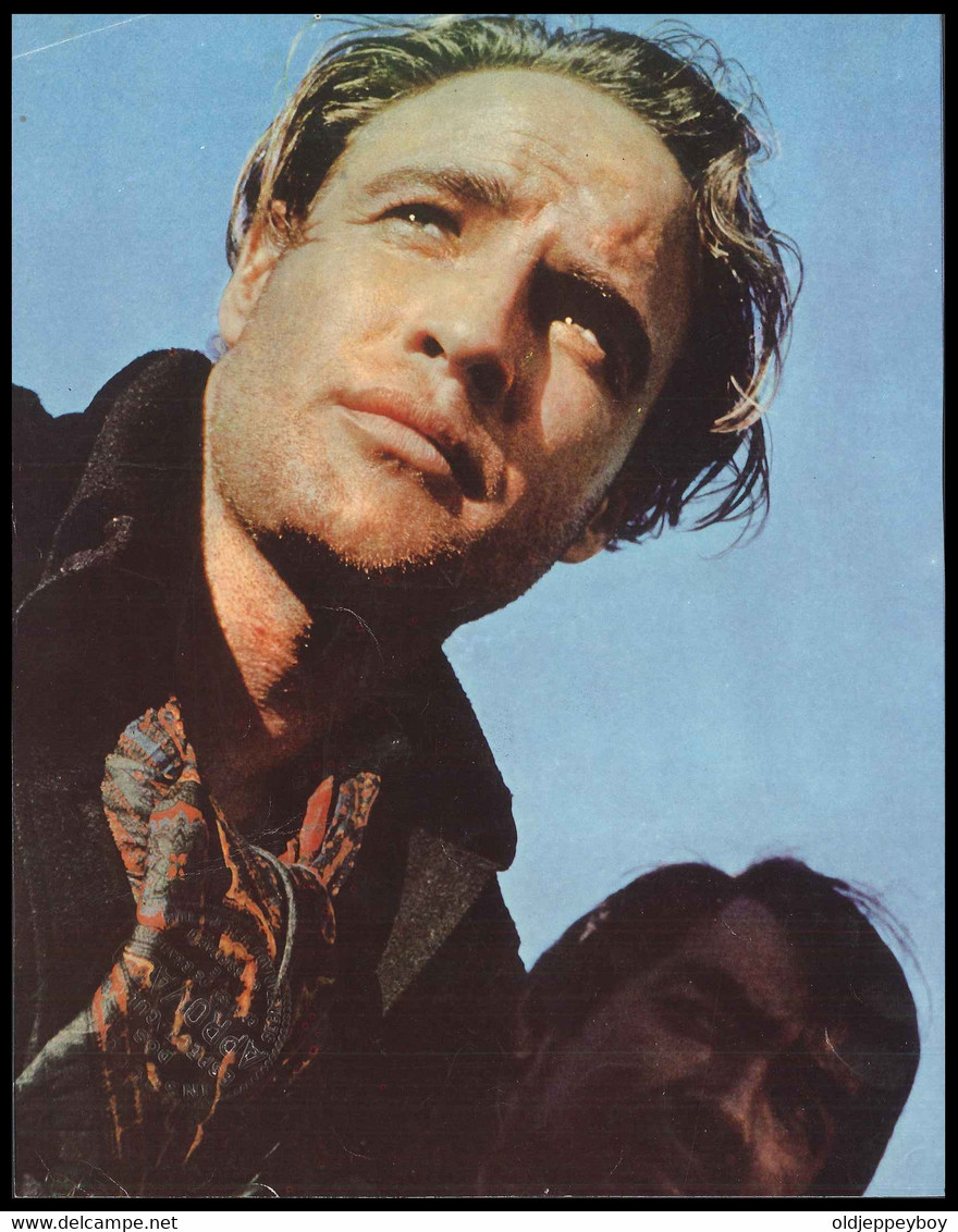 One Eyed Jacks-Marlon Brando-Karl Malden - 21X 27 Cm - Photo With "APROVADO STAMP" - Western Paramount  Technicolour - Fotos