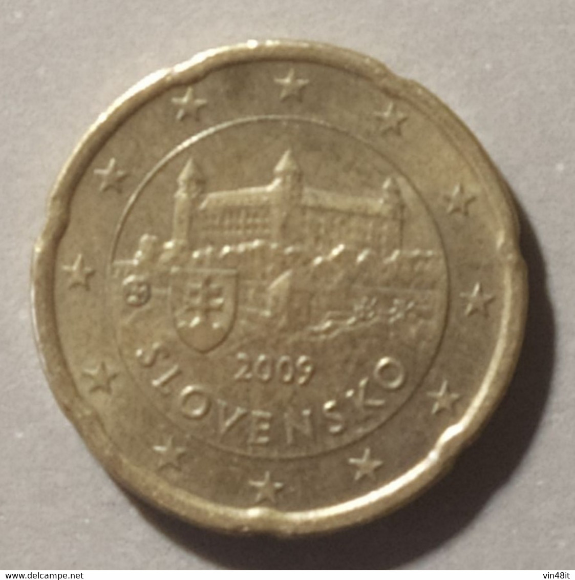 2009  - SLOVACCHIA  - MONETA IN EURO - DEL VALORE DI  20 CENTESIMI  - USATA - - Slovakia