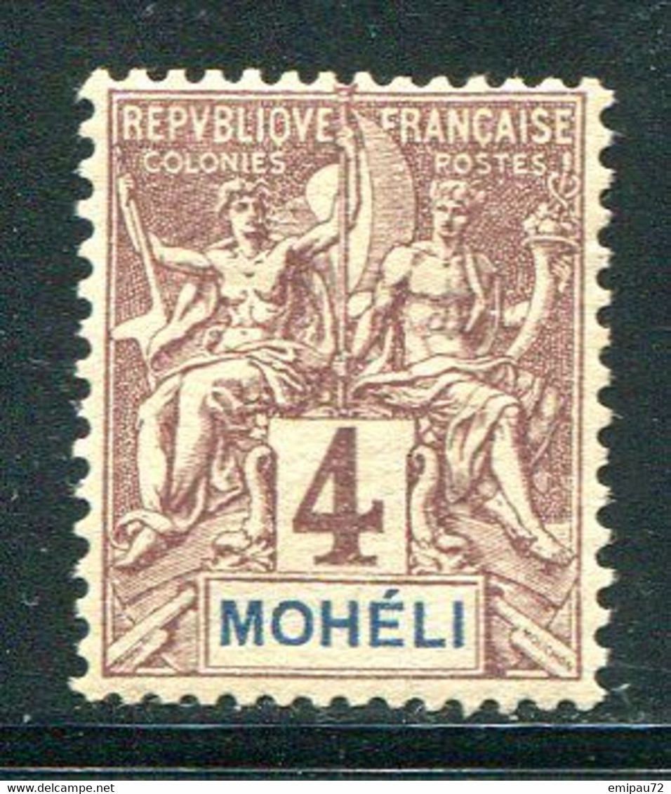 MOHELI- Y&T N°3- Neuf Avec Charnière * - Unused Stamps