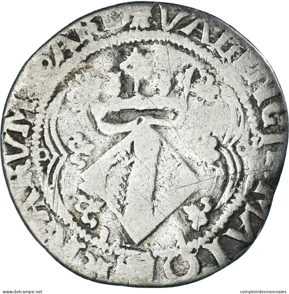 Monnaie, Espagne, Charles I, 2 Reales, ND (1516-1556), Valence, TB, Argent - Monedas Provinciales