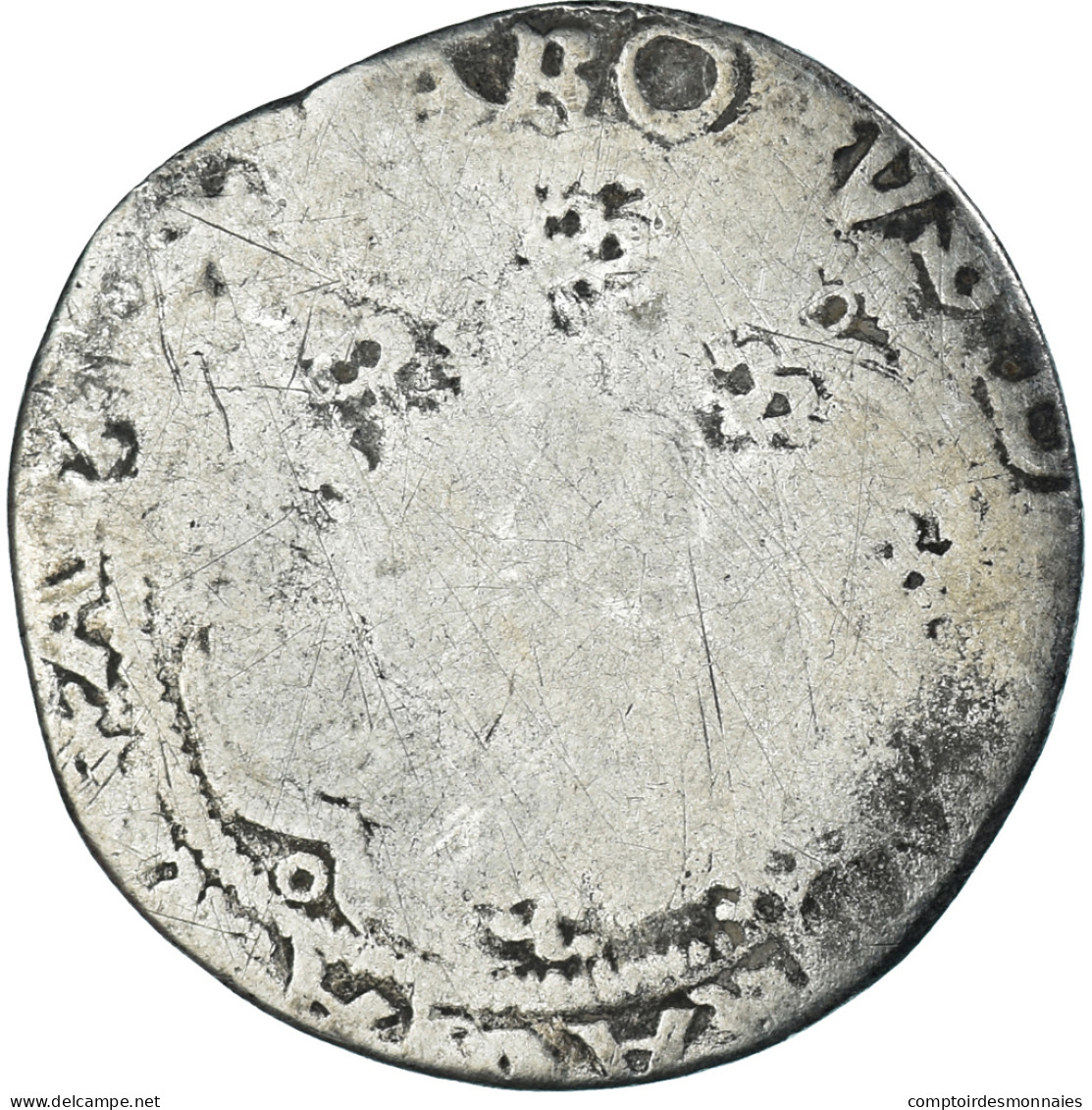 Monnaie, Espagne, Charles I, 2 Reales, ND (1516-1556), Valence, TB, Argent - Monete Provinciali