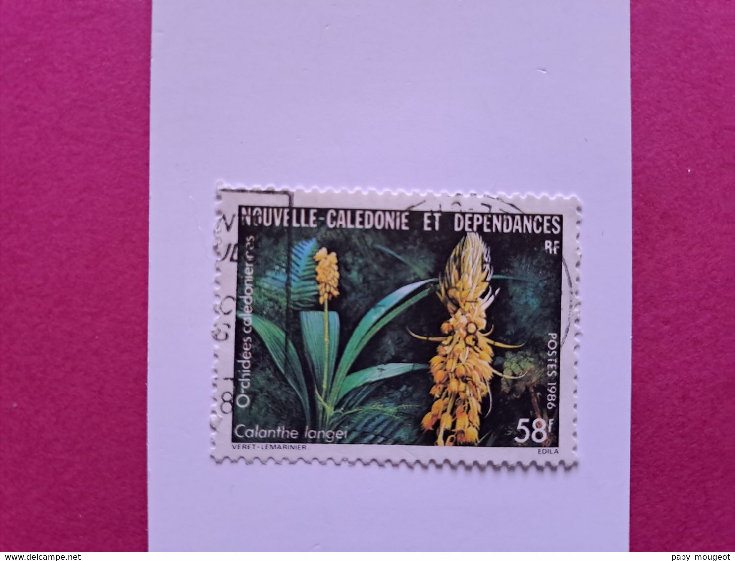 N°521 - Orchidées Calédoniennes - Used Stamps