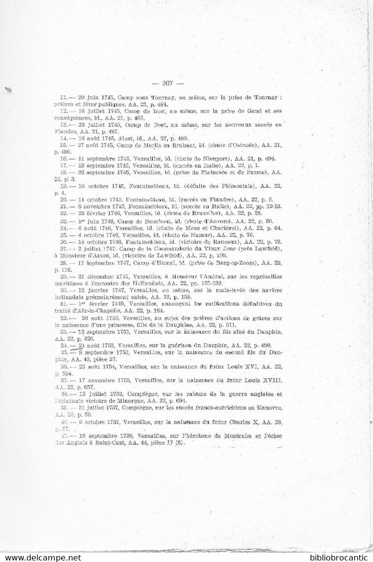 *BAYONNE SOUS L'ANCIEN REGIME*T.III  // LETTRES MISSIVES par René CUZACQ et J.-B. DETCHEPARRE /E.O. 1935