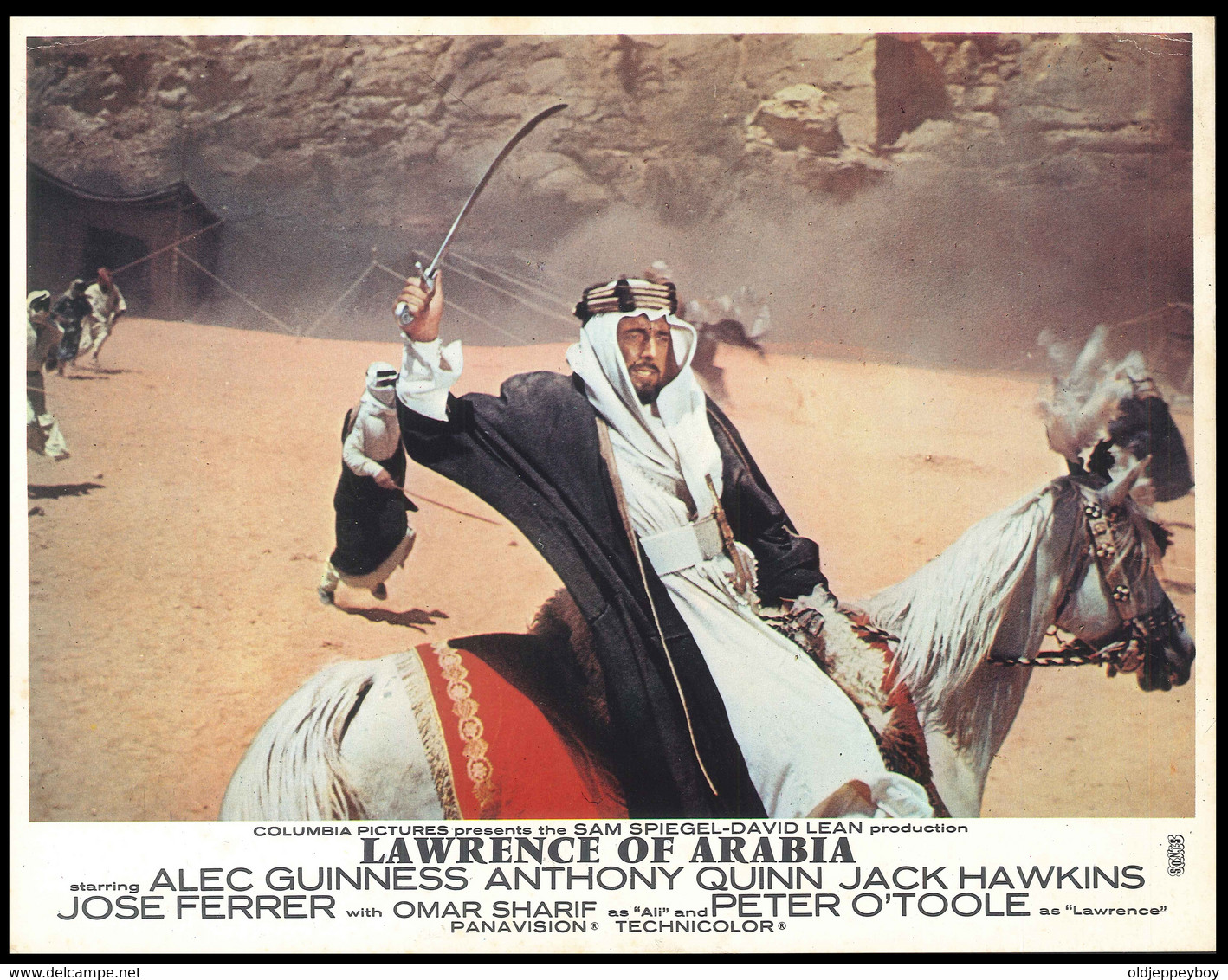 Movie Posters Lawrence Of Arabia 1962 Lobby Card   23 X 29 CM VERY FINE EXTREMELY RARE - Photos