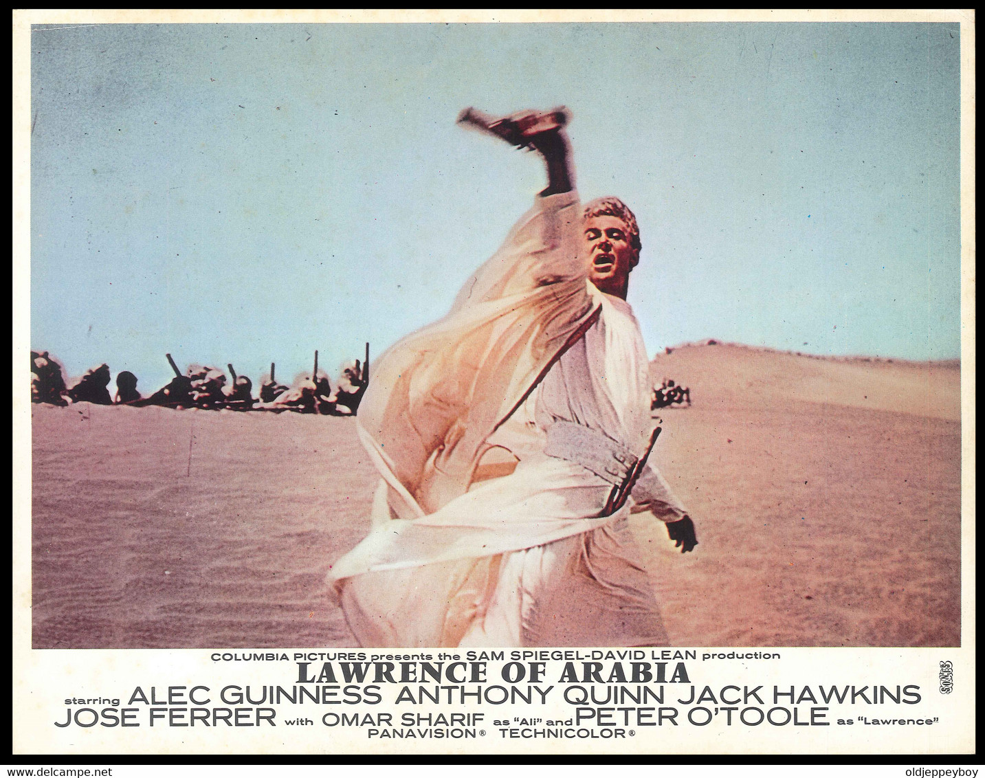 Movie Posters Lawrence Of Arabia 1962 Lobby Card   23 X 29 CM VERY FINE EXTREMELY RARE - Foto's