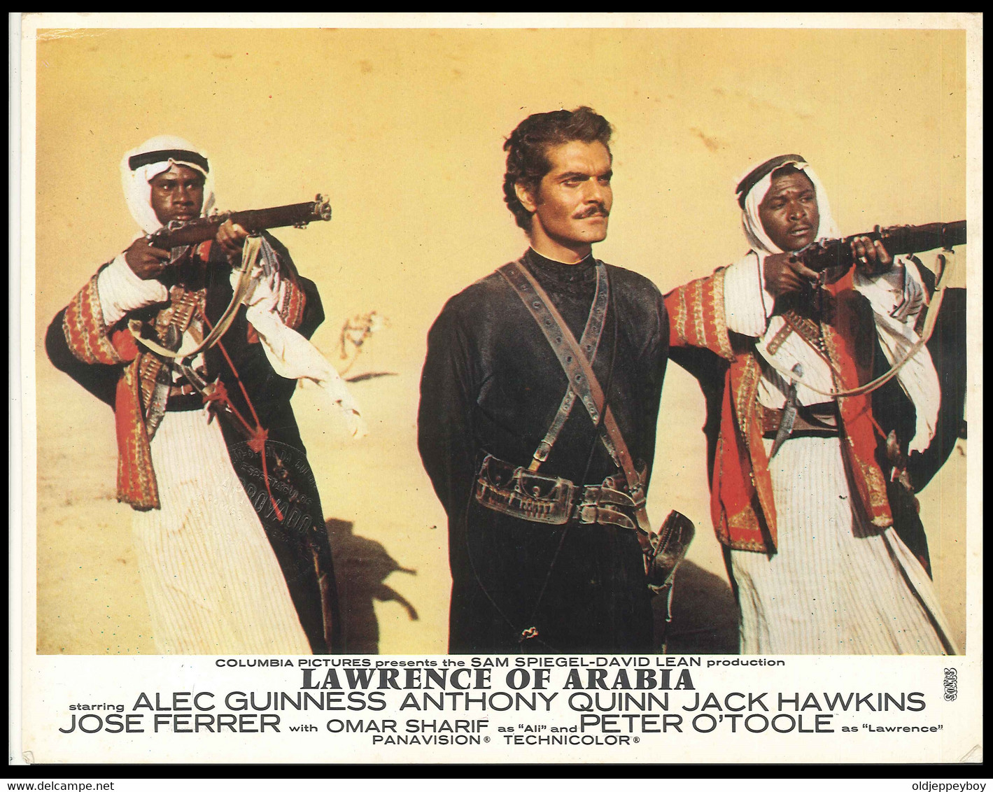 Movie Posters Lawrence Of Arabia 1962 Lobby Card   23 X 29 CM VERY FINE EXTREMELY RARE - Foto's