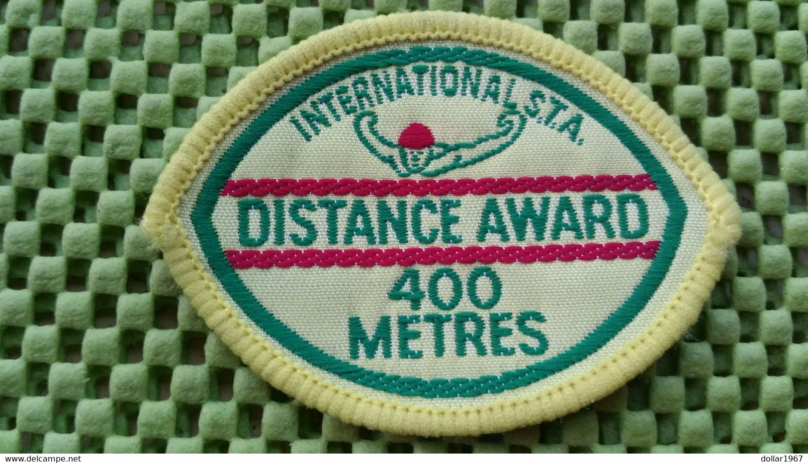 Vintage Intr. STA..uk ,Swimming Badge 50 ,100 , 400 Meters - Natation