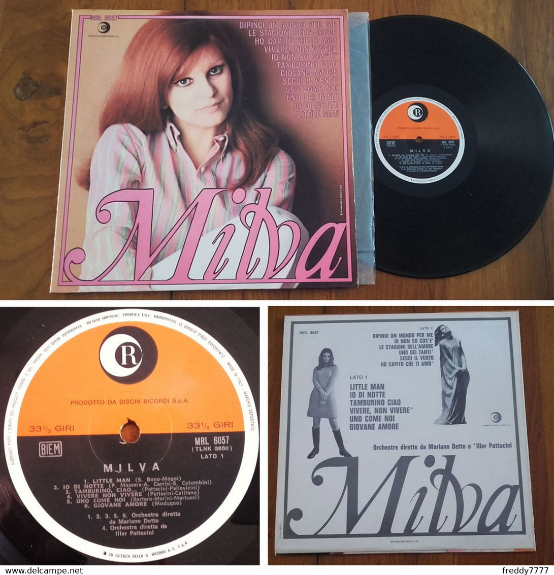 RARE Italian LP 33t RPM BIEM (12") MILVA (Sonny & Cher, 1967) - Collectors