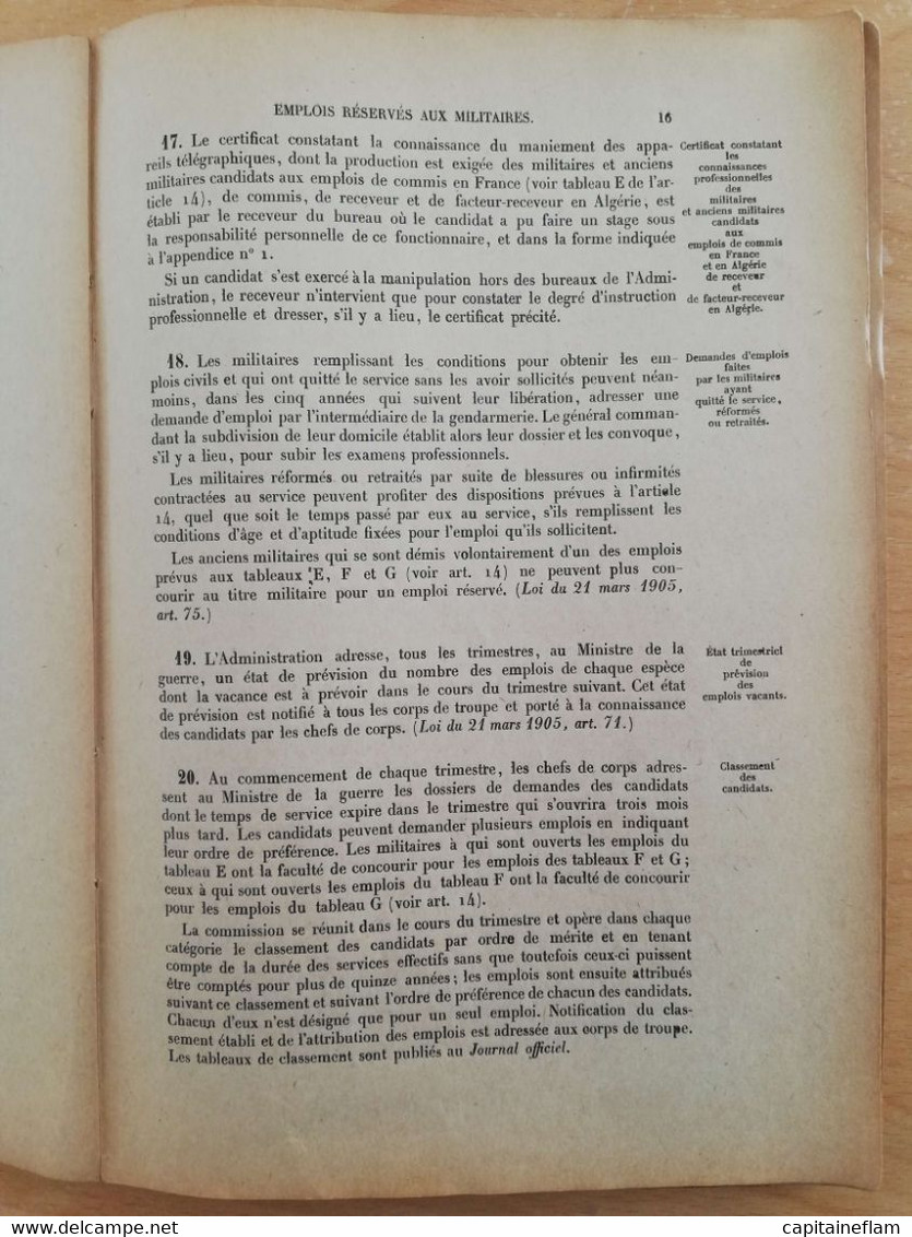 L40 -1922 Instruction Générale Des Postes Et Des Télégraphes   Fascicule IIB (personnel-recrutement) - Postal Administrations