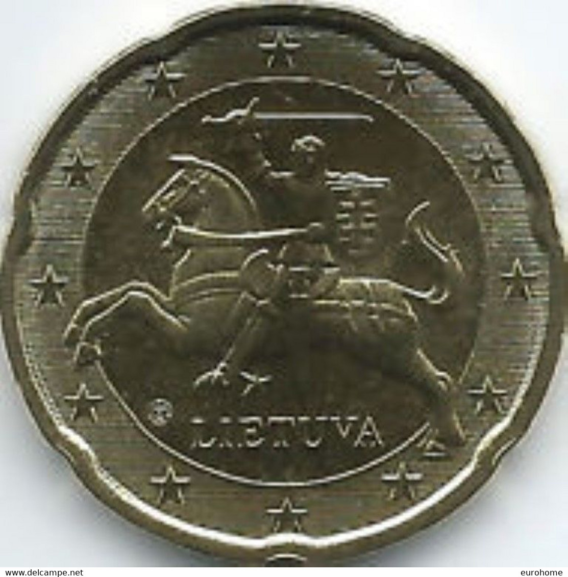 Litauen 2023   20 Cent  UNC Uit De Bu - Coffret  Zeer Zeldzaam - Rare    7.000 Ex !!!! - Lithuania