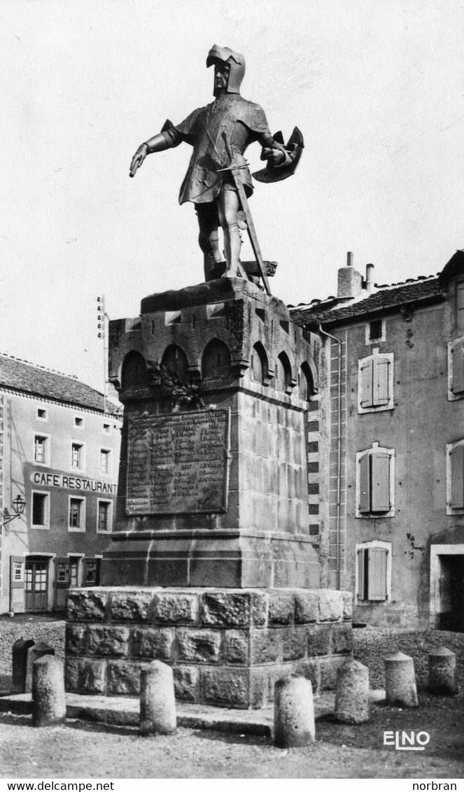 CHATEAUNEUF De RANDON - 48 - Lozère - Statue Duguesclin - D08 - Chateauneuf De Randon