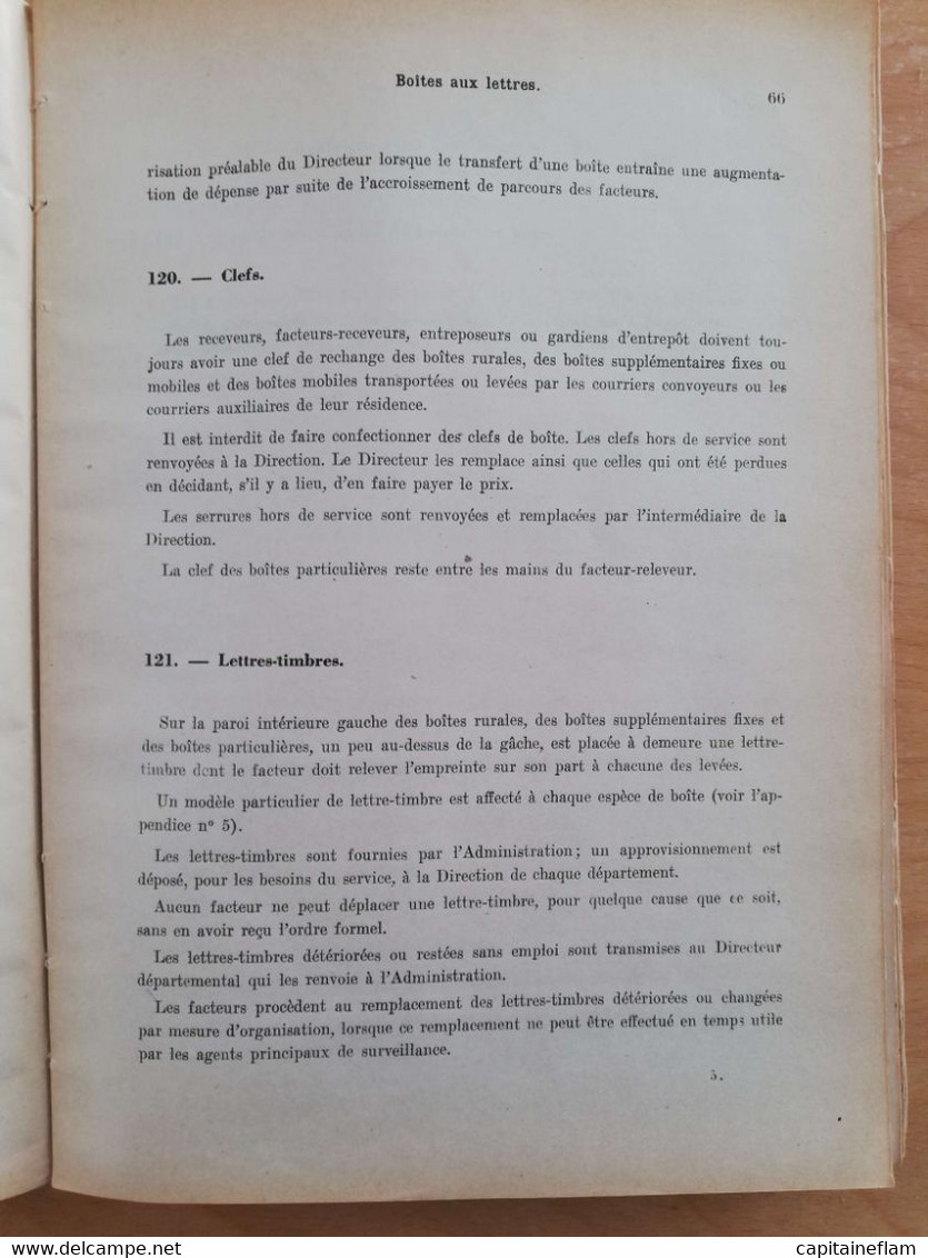 L93 - 1936 Instruction Générale Des Postes Et Des Télégraphes  1er Fascicule (organisation Générale-matériel Imprimés - Postal Administrations