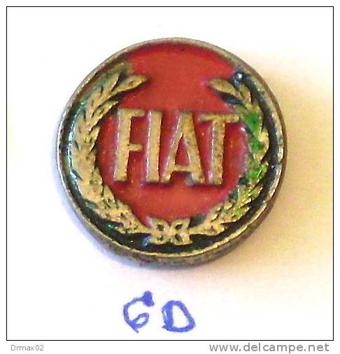 FIAT LOGO (metal Color Pin Yugoslavia) - Automobile Motoring, Voiture Car Auto / Autos Volitures Cars - Fiat