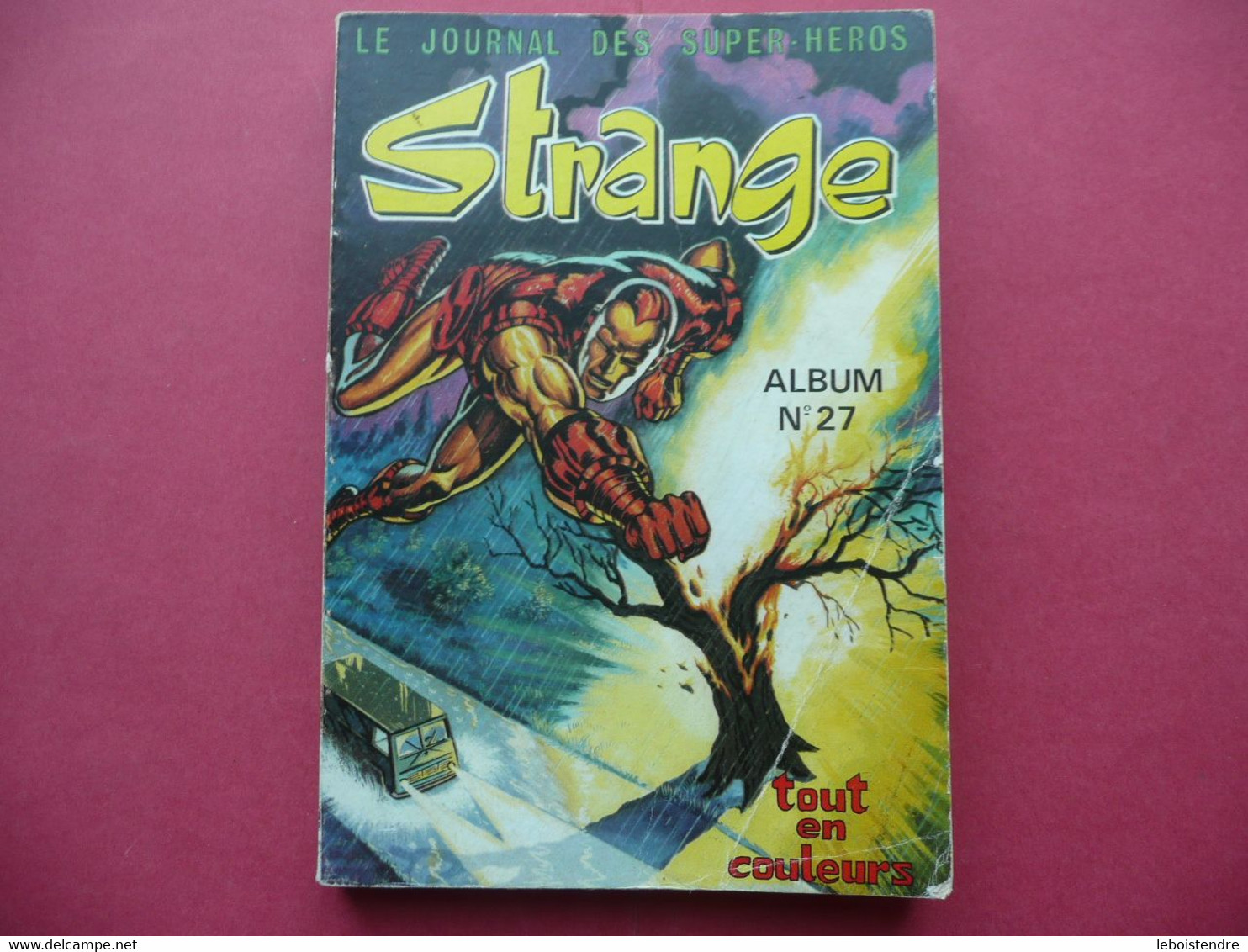 STRANGE ALBUM N° 27 N° 80 + 81 + 82 RELIES AOUT SEPTEMBRE OCTOBRE 1976 EDITIONS LUG COMICS - Strange