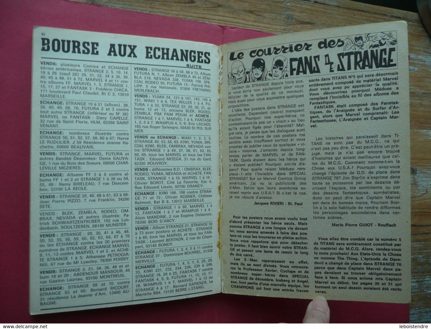 STRANGE ALBUM N° 27 N° 80 + 81 + 82 RELIES AOUT SEPTEMBRE OCTOBRE 1976 EDITIONS LUG COMICS