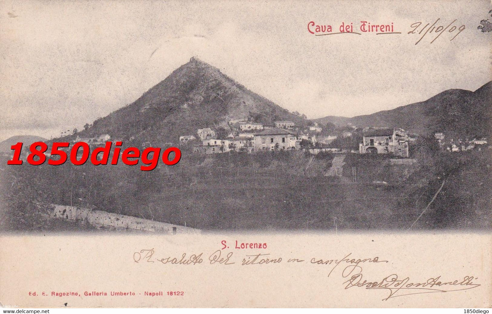 CAVA DEI TIRRENI - S. LORENZO  F/PICCOLO  VIAGGIATA - Cava De' Tirreni