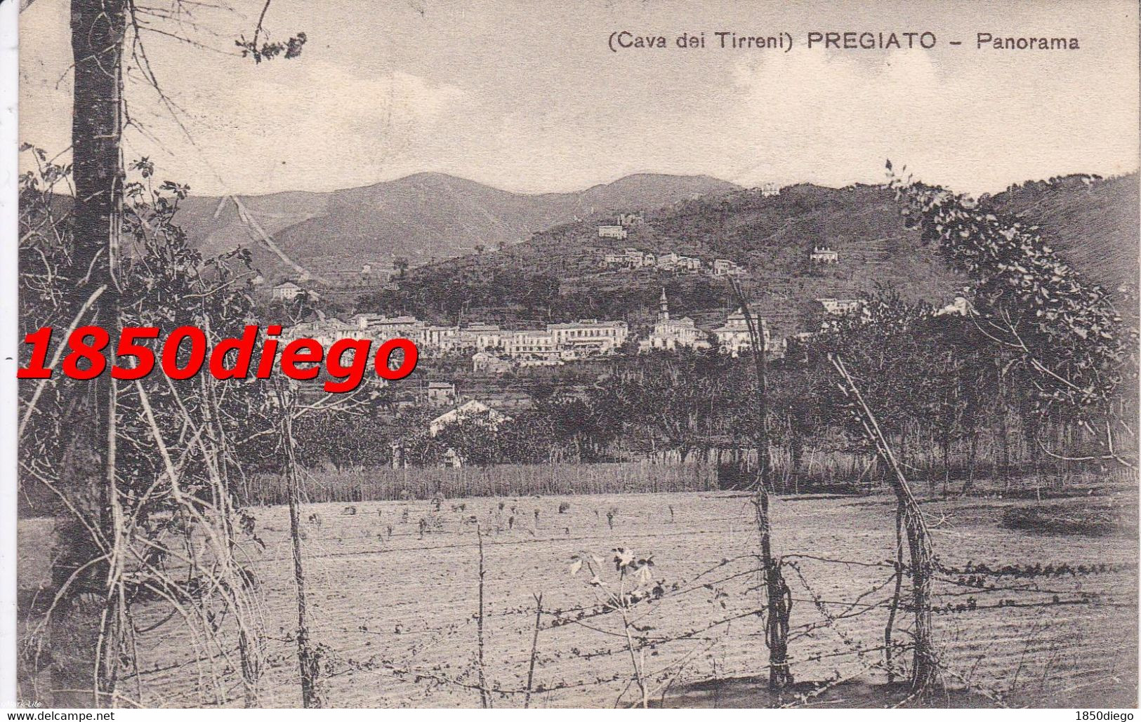 CAVA DEI TIRRENI - PREGIATO - PANORAMA  F/PICCOLO  VIAGGIATA - Cava De' Tirreni