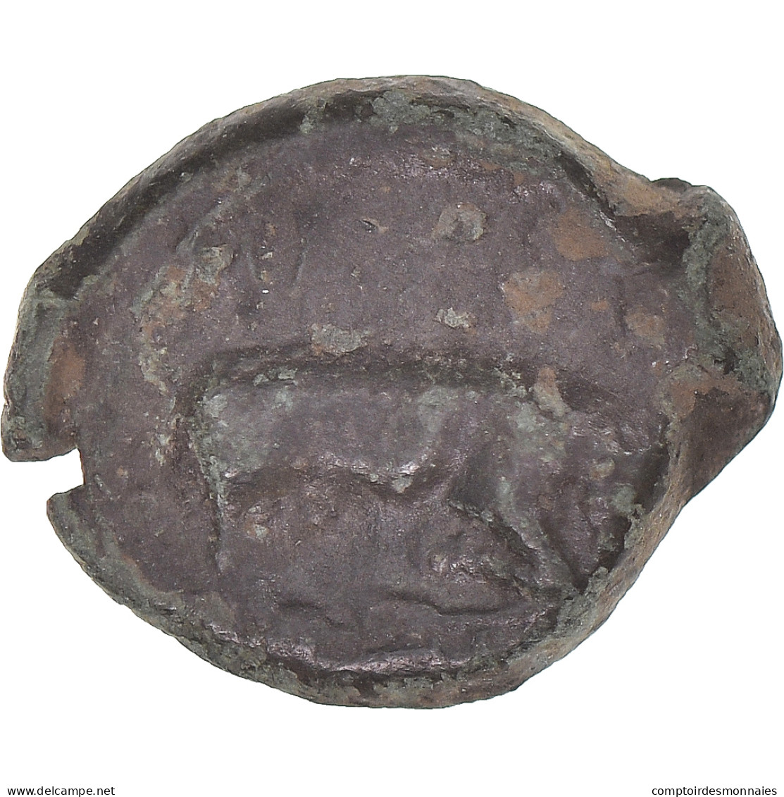 Monnaie, Massalia, Bronze Au Taureau, C. 121-49 AC., Marseille, TB, Bronze - Gauloises