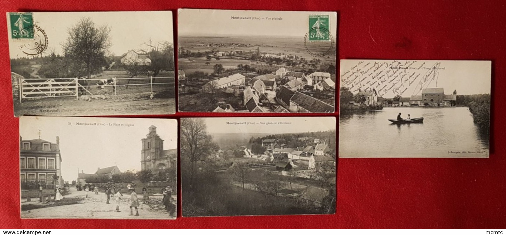 5 Cartes -  Montjavoult  - (60. Oise) - Montjavoult