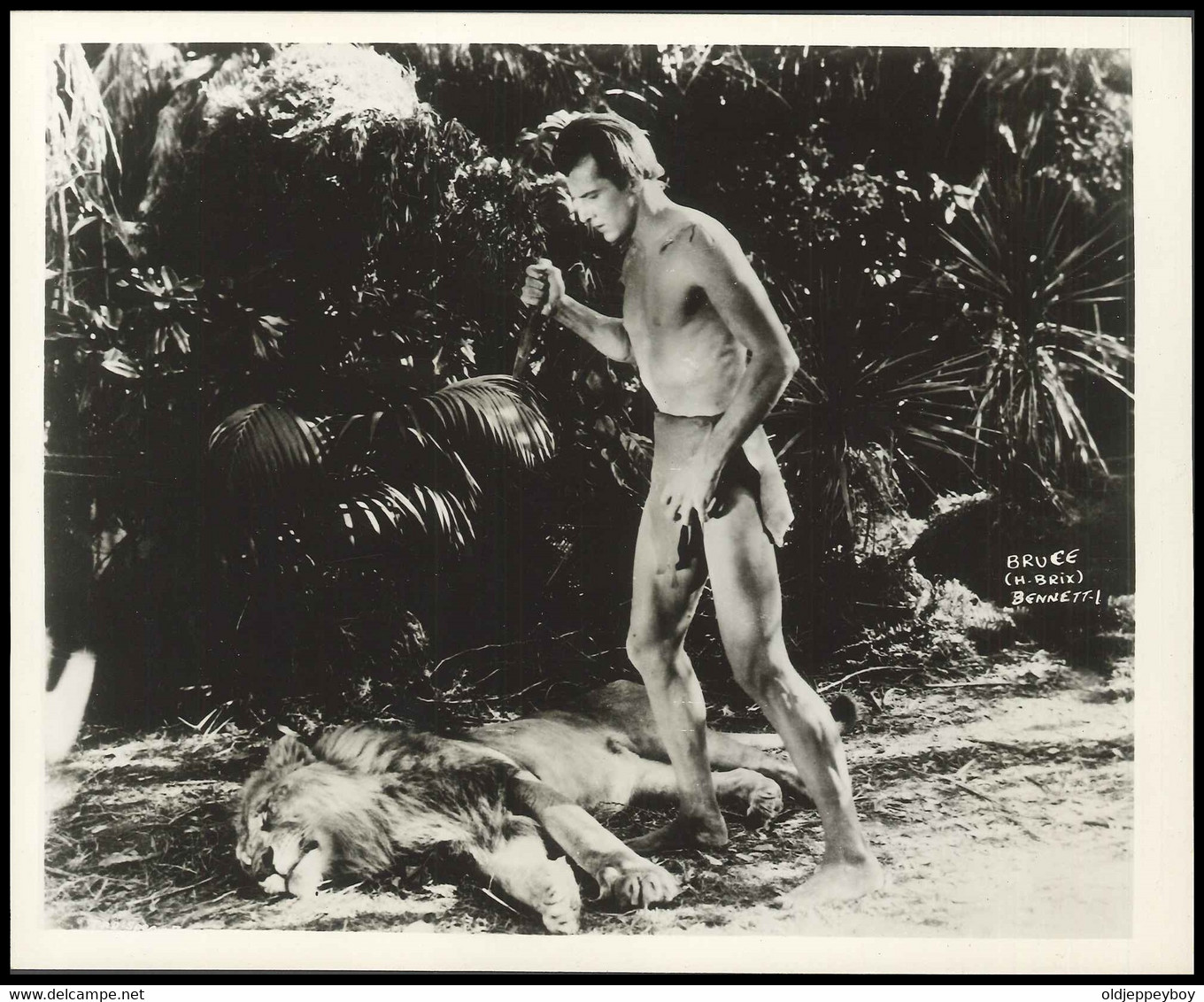 Tarzan And The Green Goddess Original British Lobby Card Bruce Bennett 1938 - Photos