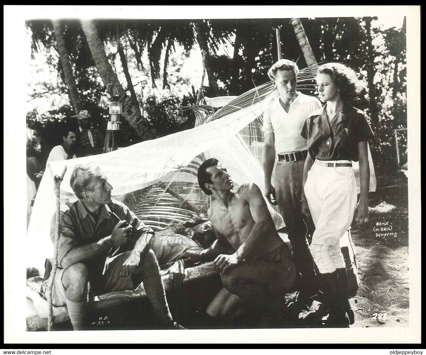 Tarzan And The Green Goddess Original British Lobby Card Bruce Bennett 1938 - Photos