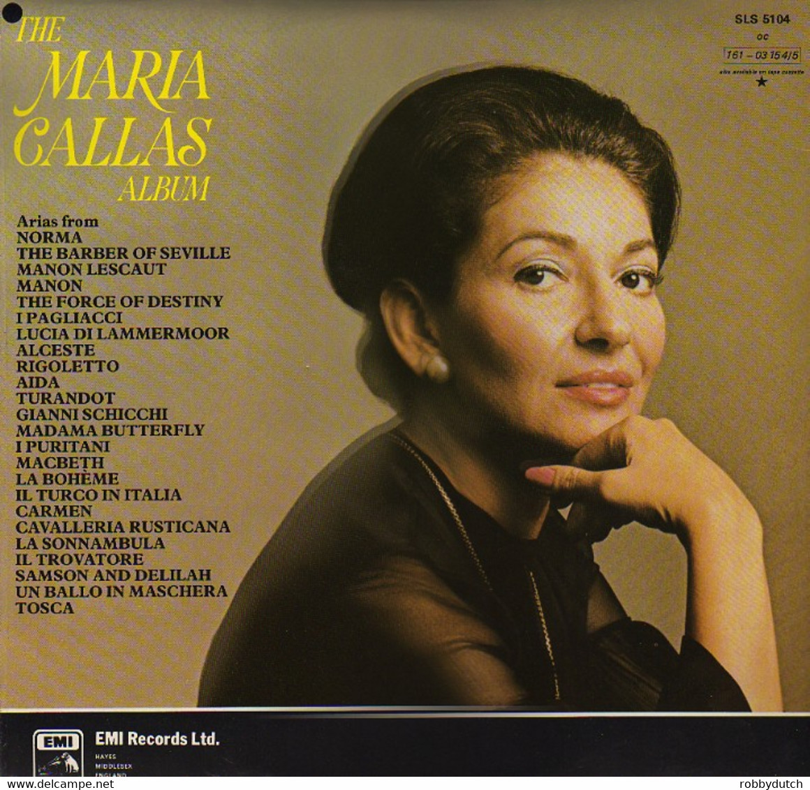 * 2LP *  THE MARIA CALLAS ALBUM (England 1977 EX!!) - Opera / Operette