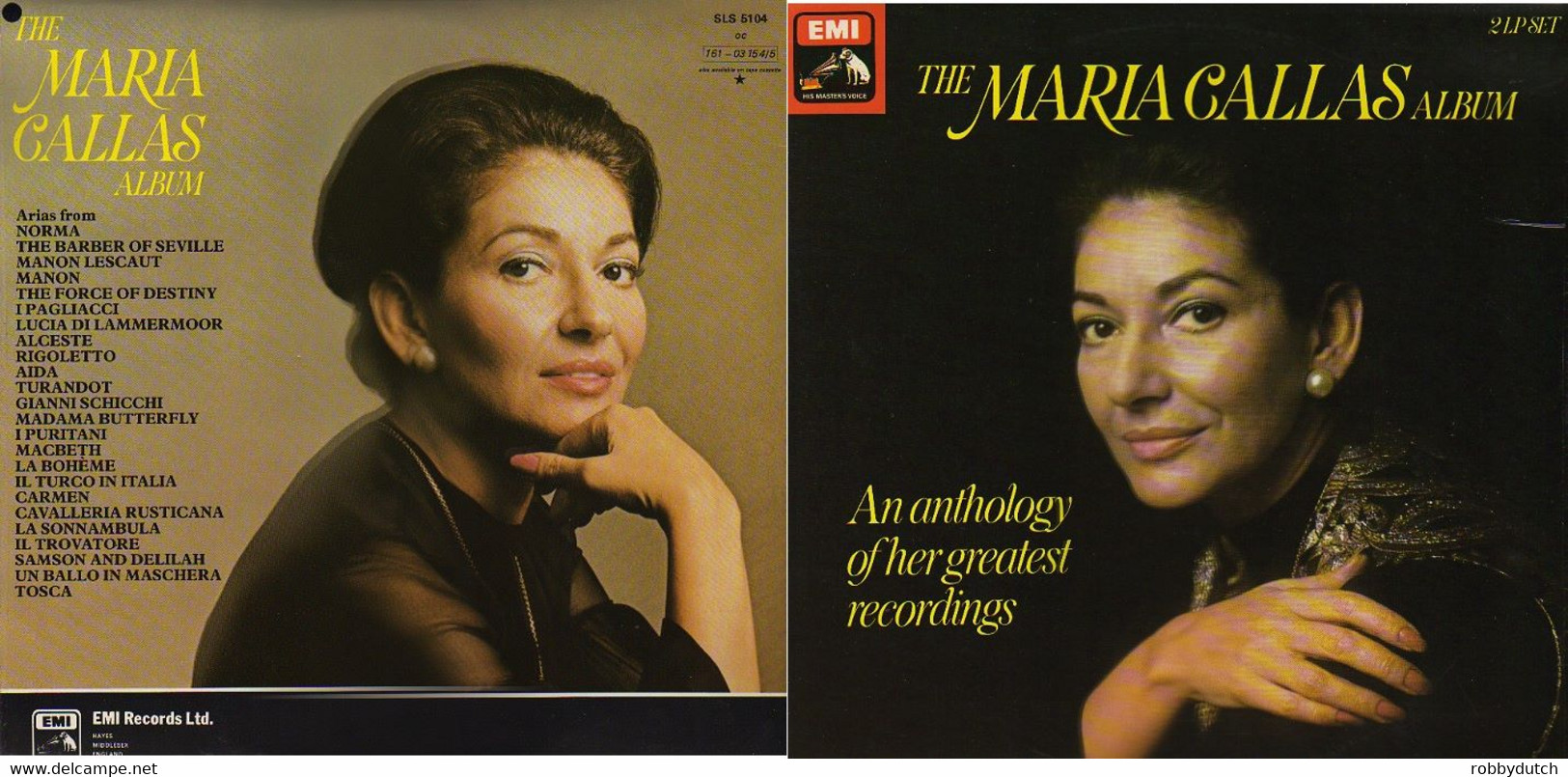 * 2LP *  THE MARIA CALLAS ALBUM (England 1977 EX!!) - Opéra & Opérette