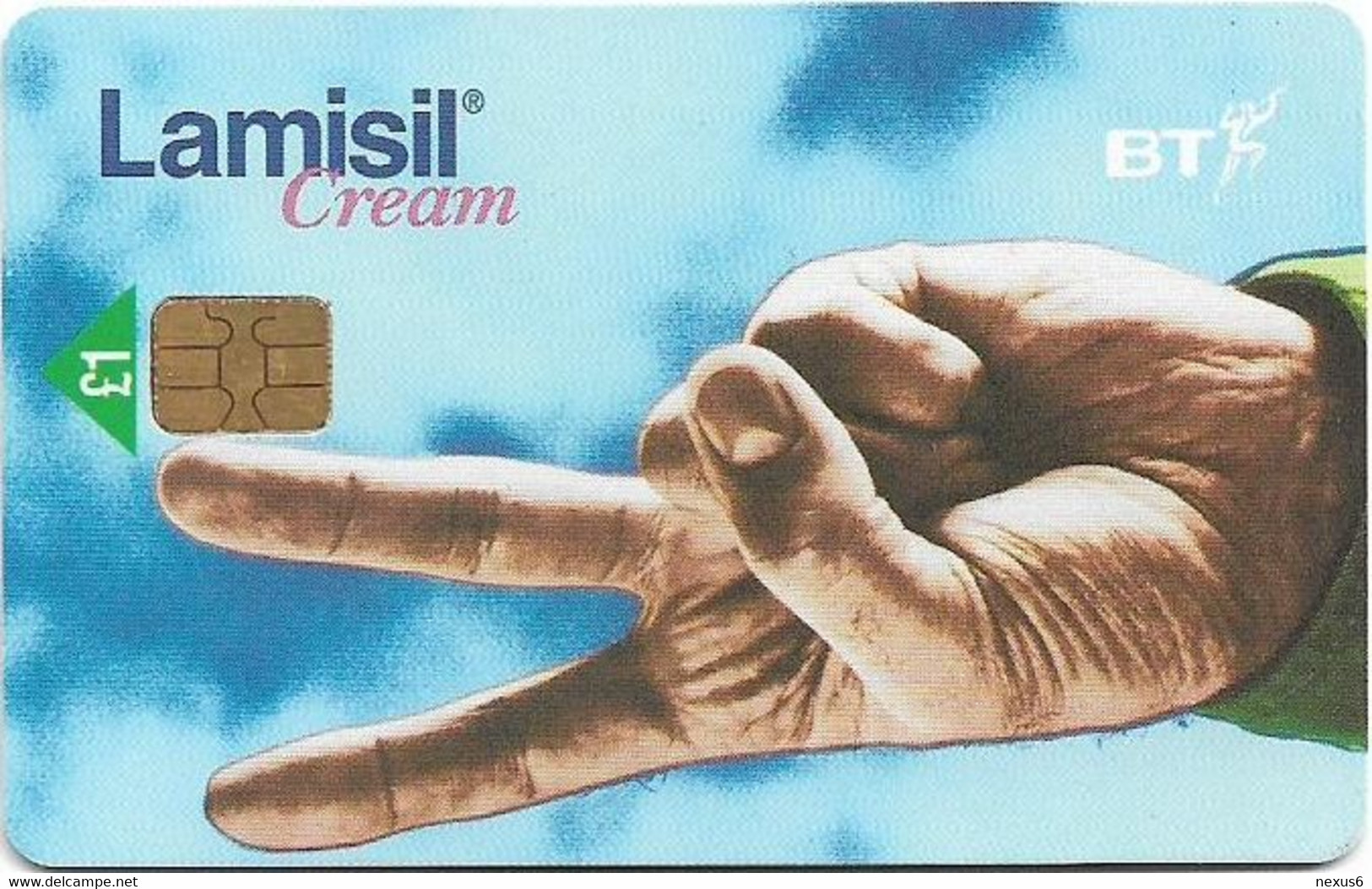 UK - BT (Chip) - PRO065 - BCM-003 - Lamisil Cream, 1£, 20.000ex, Used - BT Promotie