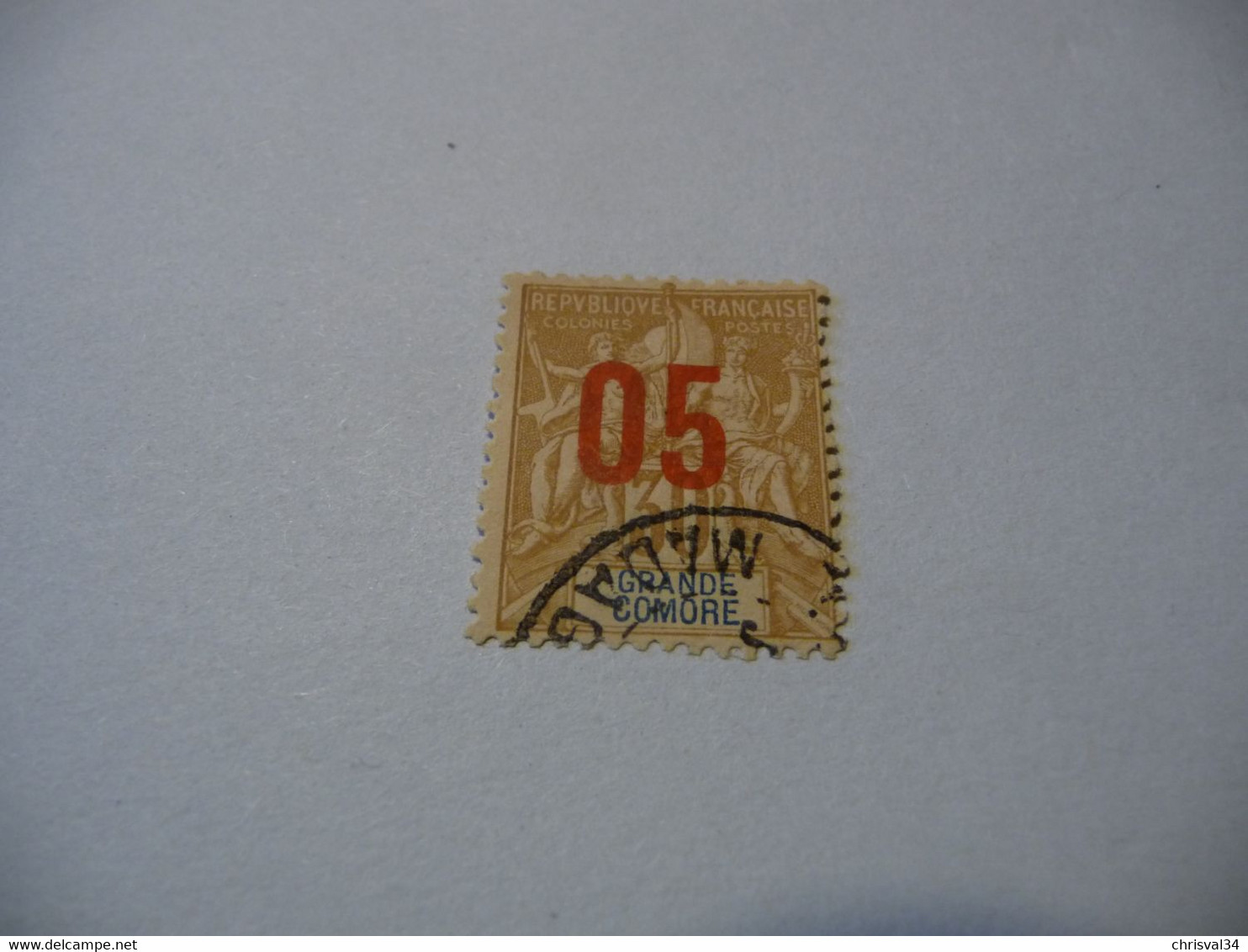 TIMBRE   GRANDE  COMORE  N   25     COTE  2,00  EUROS  OBLITERE - Used Stamps