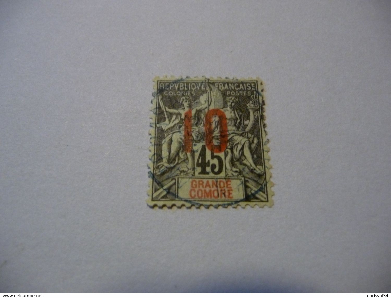 TIMBRE   GRANDE  COMORE  N   27     COTE  3,00  EUROS  OBLITERE - Used Stamps