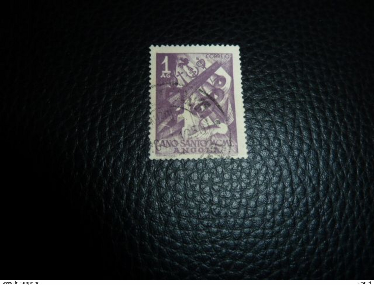 Angola - Ano Santo Mcml - 1 Ags - Yt 326 - Violet - Oblitéré - Année 1950 - - Angola