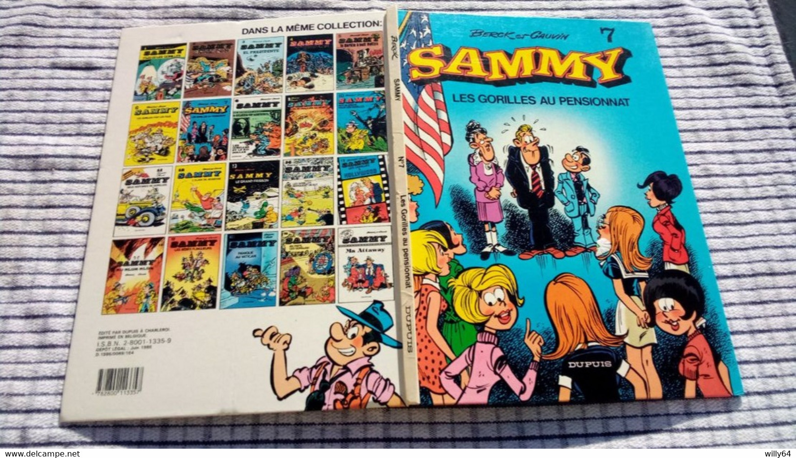 SAMMY N°7  Les Gorilles Au Pensionnat 1986  DUPUIS Comme Neuve - Sammy