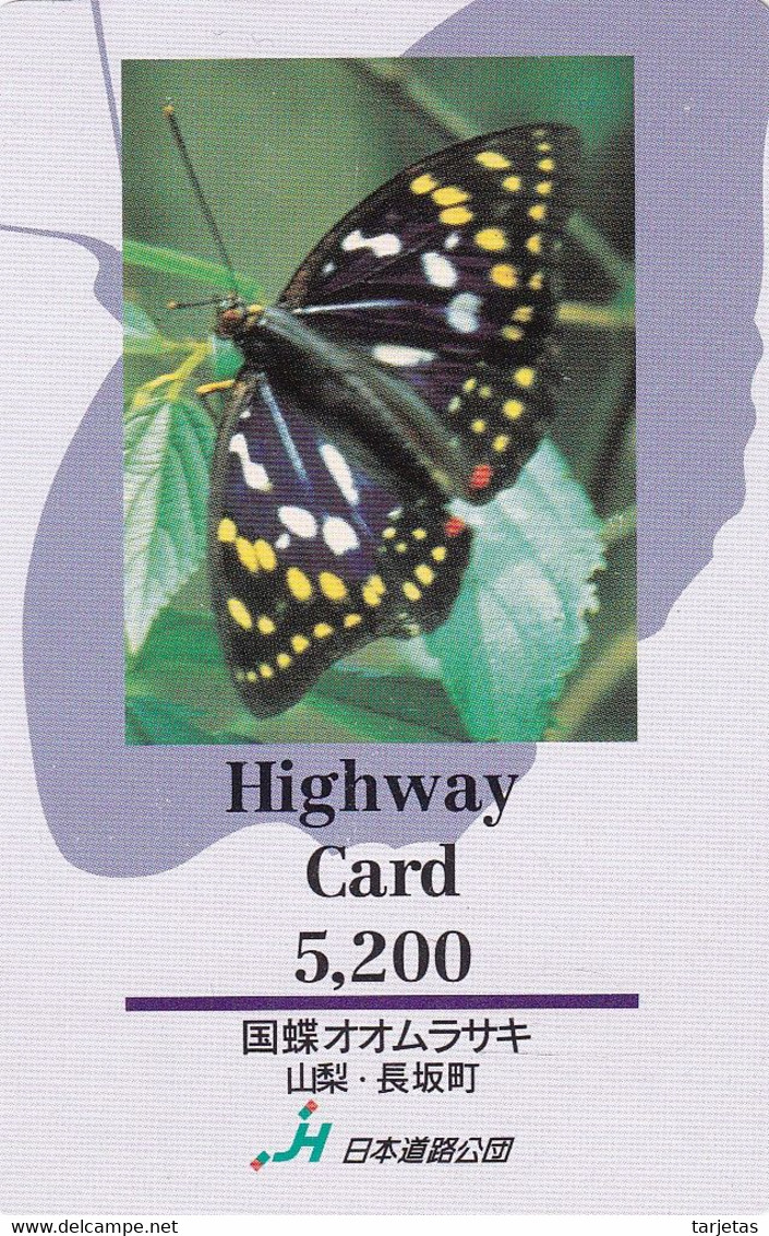 TARJETA DE JAPON DE UNA MARIPOSA (BUTTERFLY)  (no Es Tarjeta Telefonica) - Mariposas