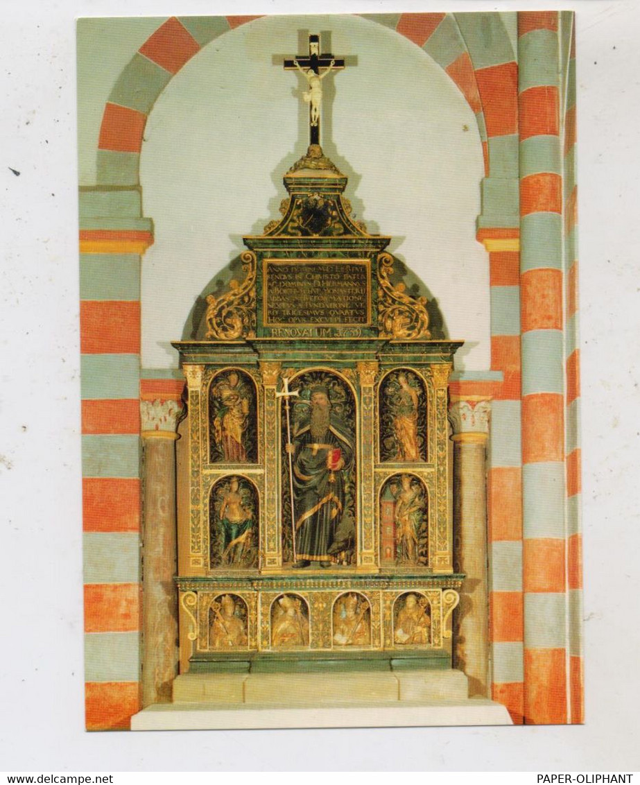 5024 PULHEIM - BRAUWEILER, Abteikirche, St. Nikolaus, Antoniusaltar - Pulheim