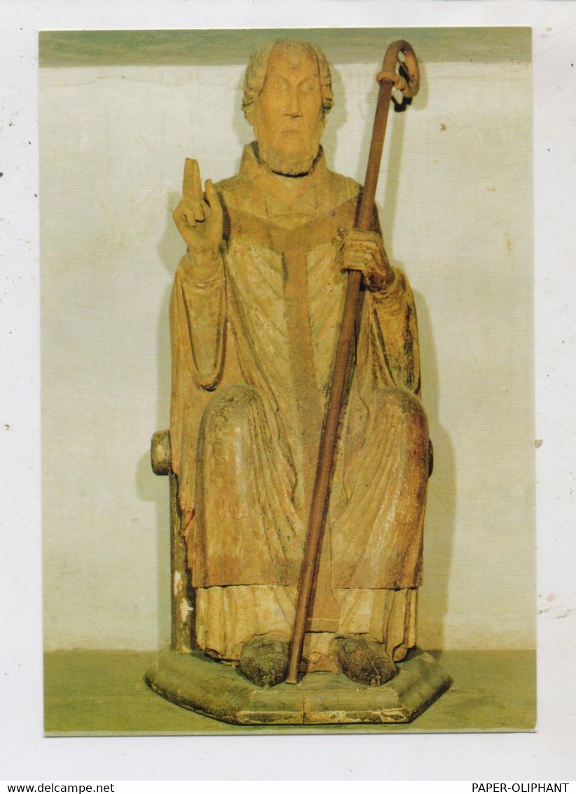5024 PULHEIM - BRAUWEILER, Abteikirche, St. Nikolaus, Figur Des Heiligen Nikolaus - Pulheim