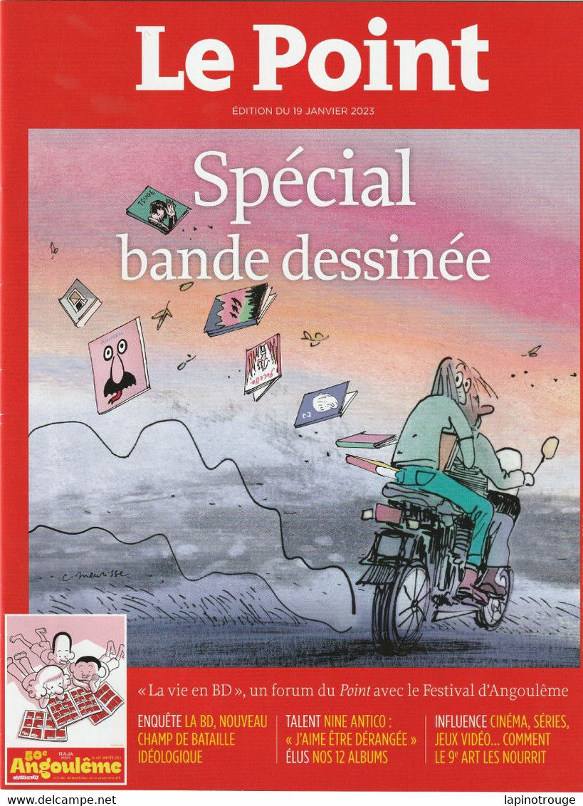 Magazine Le Point Spécial BD 2023 Meurisse Antico Vivès Jul... - CANAL BD Magazine