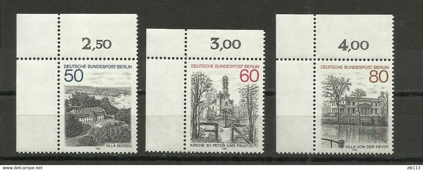 Berlin 1982 - Mi. 685/87 , MNH - Ungebraucht