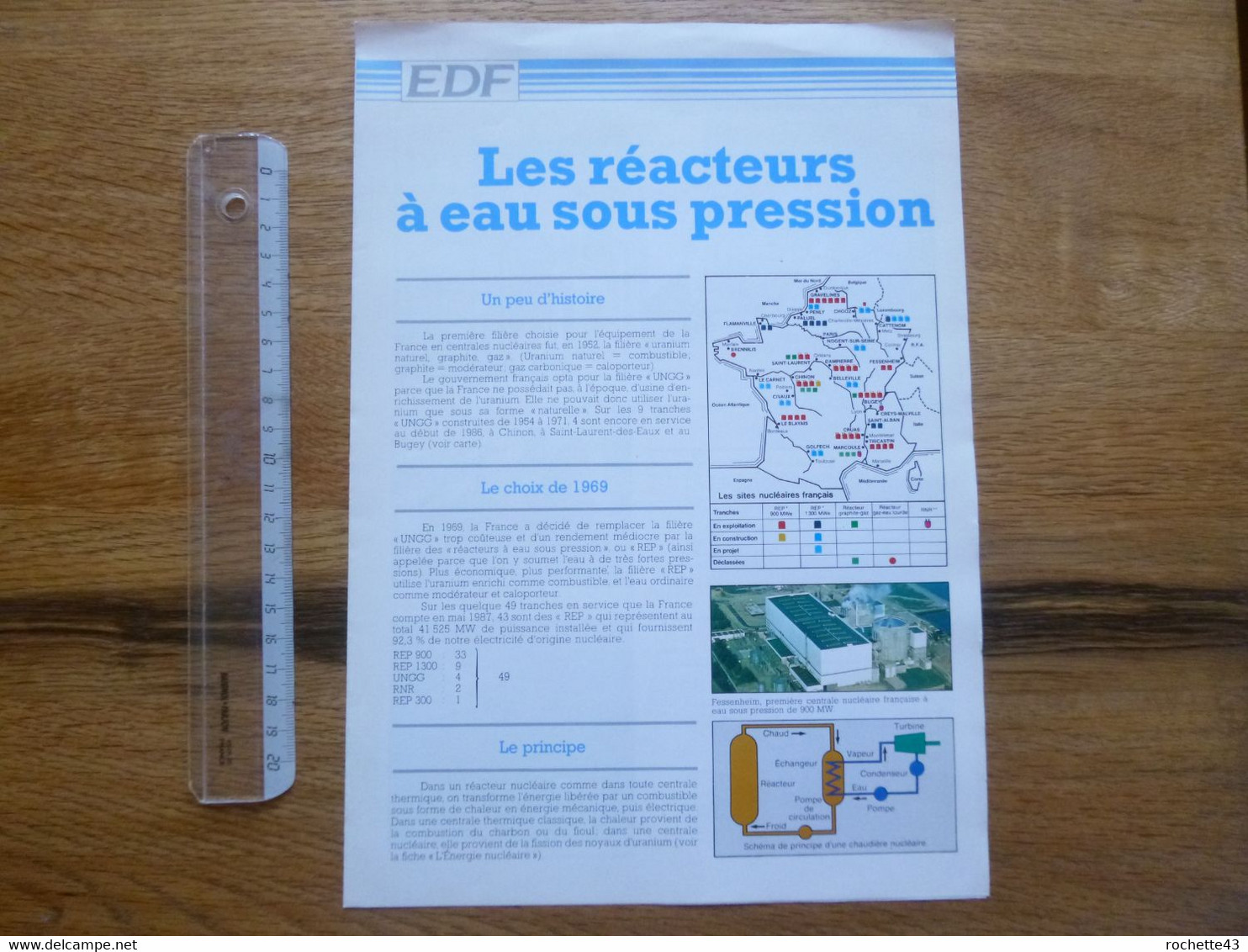 EDF - Les Réacteurs à Eau Sous Pression - Juin 1987 - Maschinen