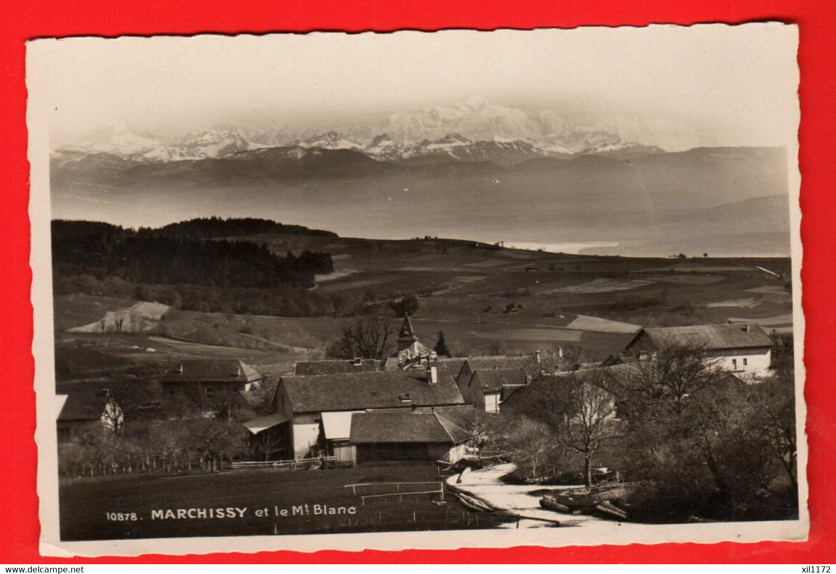 DAH-22  Marchissy  Vu Depuis Le Haut Du Village. Cachet Gimel  1934 Perrochet-Matile 10878 - Gimel