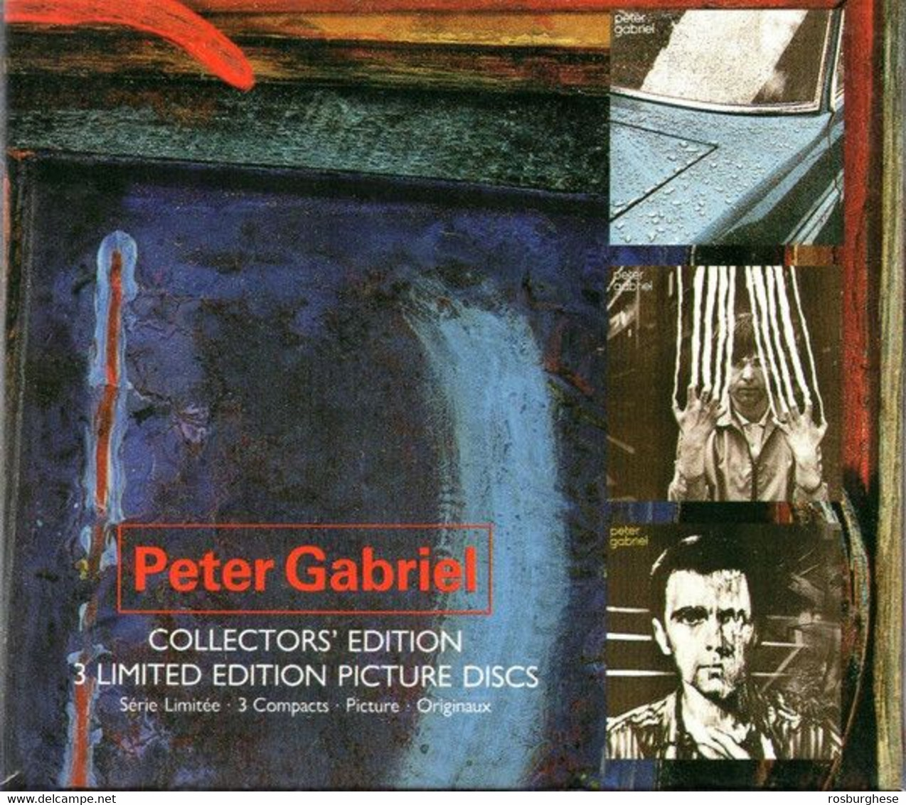 Peter Gabriel Collectors' Edition Box 3 CD PICTURE Nuovi - Edizioni Limitate