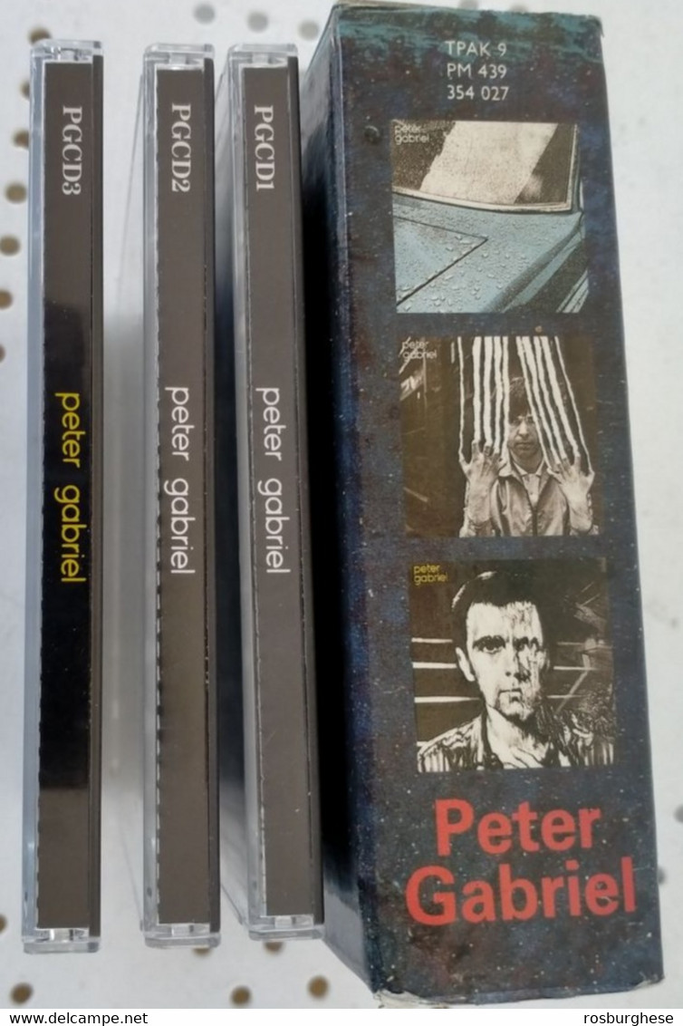 Peter Gabriel Collectors' Edition Box 3 CD PICTURE Nuovi - Ediciones Limitadas